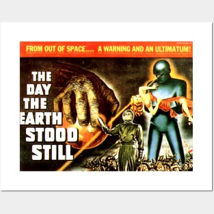 Classic Science Fiction Movie Poster - The Day The Earth Stood Still Posters and Art